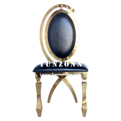 Дубай Luxury Hotel Furniture Cheap Wholesale Gold Нержавеющая сталь Банкет Свадебный стул для вечеринки