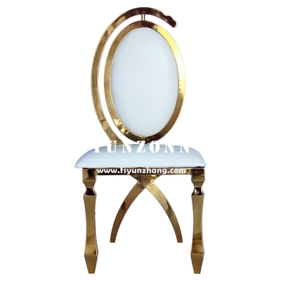 Дубай Luxury Hotel Furniture Cheap Wholesale Gold Нержавеющая сталь Банкет Свадебный стул для вечеринки