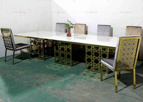Современный роскошный большой сверхмощный OEM 4000X1200X750mm MDF обеденного стола стиля банкета