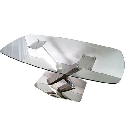 Хорошая цена Стеклянные столы рестораны столы и стулья из нержавеющей стали онлайн