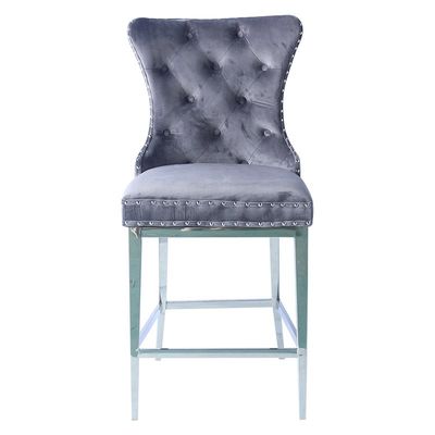 Хорошая цена Место крышки бархата стула бара ресторана кривой удобное с спинками пряжки онлайн