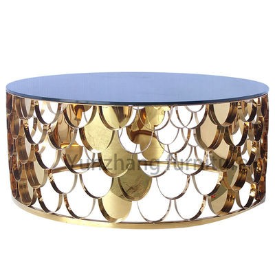 Хорошая цена Предварительный журнальный стол масштаба, таблица центра кофе с закаленным стеклом зеркала онлайн