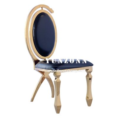 Хорошая цена Дубай Luxury Hotel Furniture Cheap Wholesale Gold Нержавеющая сталь Банкет Свадебный стул для вечеринки онлайн