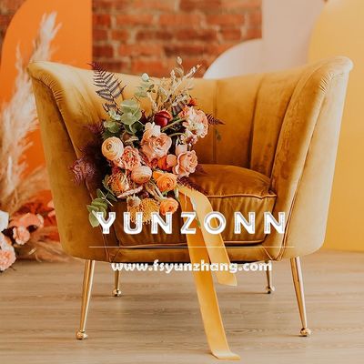 Бархатный диван и кресло для европейской королевской свадьбы для мероприятий в отеле