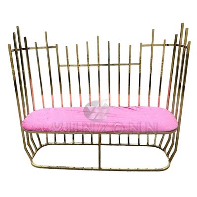 Королевский роскошный стиль, высокая спинка, золотой диван с шипами - современный диван Честерфилд для свадьбы