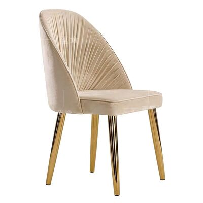 Хорошая цена Аренда мероприятий Бархатная подушка Банкетный зал Мебель Б/у Банкетные стулья Золотая нержавеющая сталь Современный онлайн