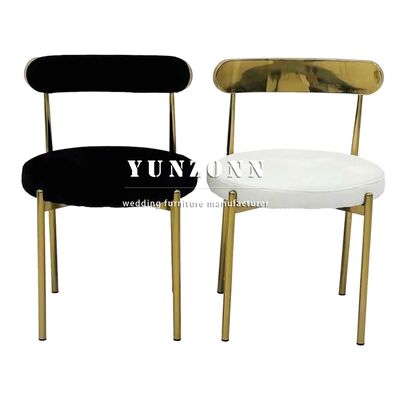 Хорошая цена Оптовая цена Высокое качество свадьба Подержанные золотые круглые сиденья Нержавеющая сталь столы для еды для аренды онлайн