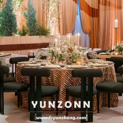 Хорошая цена Свадебная мебель Роскошный черный железный металлический каркас Vip Банкетный стул онлайн