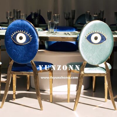 Хорошая цена Современный золотой стол для обеда из нержавеющей стали Вашингтон многоцветный стол для банкета для гостиницы свадебная вечеринка использование в спальне онлайн