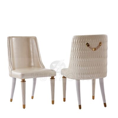 Хорошая цена Распродажа! Современный кожаный обеденный стул для использования в помещении и на улице с подлокотниками из нержавеющей стали для отелей и гостиных онлайн