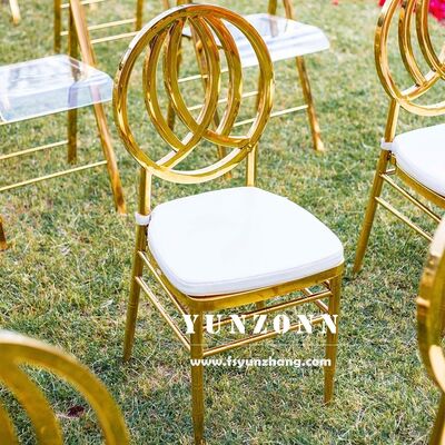 Хорошая цена Китай Фабрика поставки Нержавеющая сталь Феникс стул в золотом и белом цвете для свадеб Банкеты Гостиницы На улице столовые апартаменты онлайн