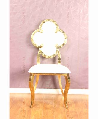 Хорошая цена Популярные события свадьбы нержавеющей стали Ближнего Востока кроют кожей задний обедая стул онлайн