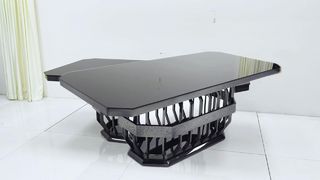 Modern Gold Stainless Steel Wedding Dining Table